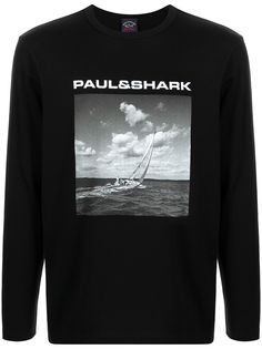 Paul & Shark футболка с длинными рукавами и логотипом Paul&Shark