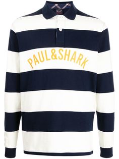 Paul & Shark полосатая рубашка поло с логотипом Paul&Shark