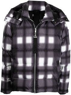 Moose Knuckles пуховик в клетку