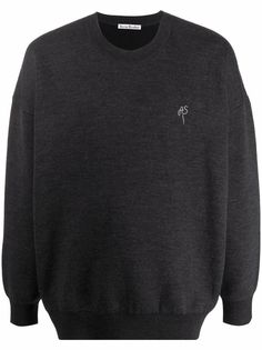 Acne Studios джемпер с вышитым логотипом