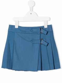 P.A.R.O.S.H. шерстяная мини-юбка со складками