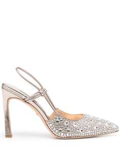 Badgley Mischka декорированные туфли Maine на шпильке