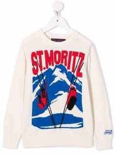 MC2 Saint Barth Kids джемпер с графичным принтом