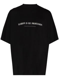 VETEMENTS футболка с принтом Fashion is My Profession