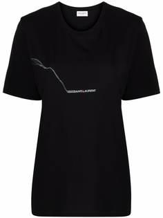 Saint Laurent футболка с логотипом