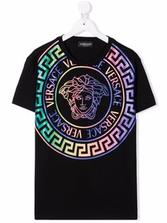 Versace Kids футболка с логотипом