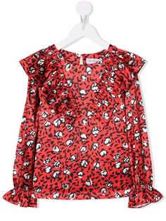 The Marc Jacobs Kids блузка с абстрактным цветочным принтом