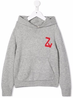Zadig & Voltaire Kids худи Andy вязки интарсия