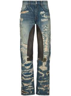 Givenchy прямые джинсы Moleskin с эффектом потертости