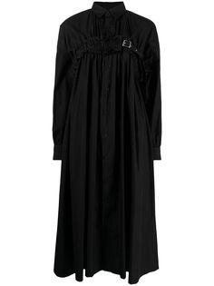 Comme Des Garçons Noir Kei Ninomiya платье миди с пряжкой