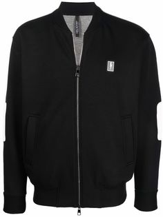 Neil Barrett бомбер в стиле колор-блок с логотипом Thunderbolt