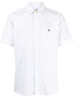 Vivienne Westwood рубашка с короткими рукавами и вышитым логотипом Orb