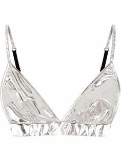 Dolce & Gabbana топ-бралетт с эффектом металлик