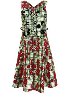 Chopova Lowena платье Taz с абстрактным узором