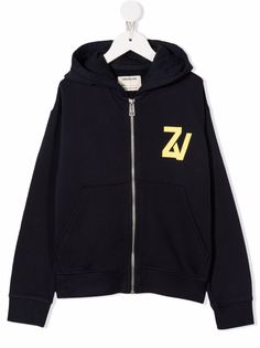 Zadig & Voltaire Kids худи с принтом