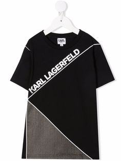 Karl Lagerfeld Kids футболка с логотипом