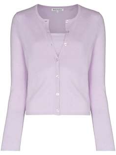 Reformation комплект Brio из топа и кардигана