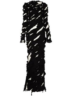 Rick Owens вечернее платье с прорезями