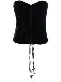 Parlor бархатный топ-бюстье