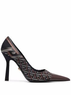 Versace туфли с принтом La Greca Signature