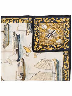Hermès платок Jonques et Sampans 1966-го года Hermes