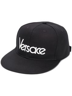 Versace бейсболка с вышитым логотипом