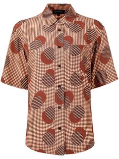 Lee Mathews рубашка с графичным принтом