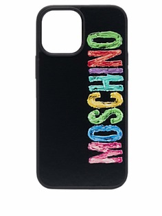 Moschino чехол для iPhone 12 Pro Max с логотипом