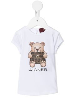 Aigner Kids футболка Teddy Bear