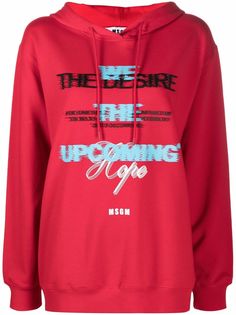 MSGM худи с надписью