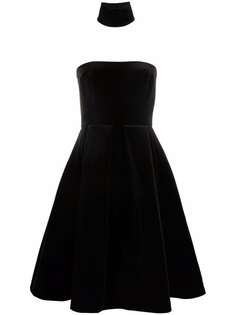 Alex Perry расклешенное платье с воротником