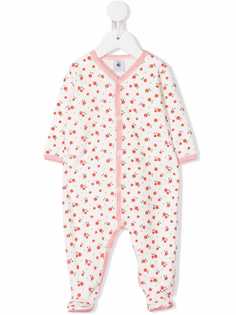 Petit Bateau пижама с цветочным принтом