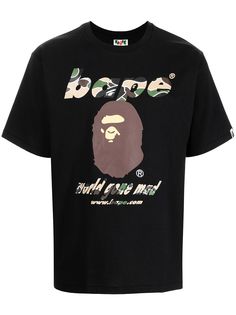 A BATHING APE® футболка World Gone Mad с логотипом Bape