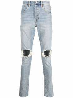 Purple Brand прямые джинсы с эффектом потертости