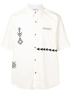 Marcelo Burlon County of Milan рубашка с принтом