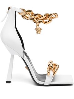 Versace туфли с цепочным декором
