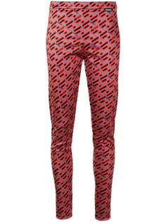 Versace легинсы с узором La Greca