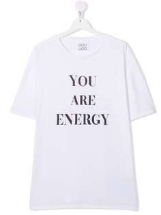 Douuod Kids футболка с принтом You Are Energy