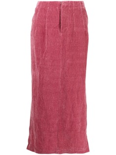 Uma Wang полосатая юбка с завышенной талией