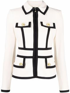 Elisabetta Franchi куртка-рубашка в двух тонах