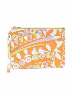 Emilio Pucci клатч с принтом Bandierine