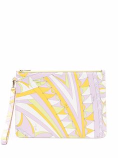 Emilio Pucci клатч с принтом Bandierine