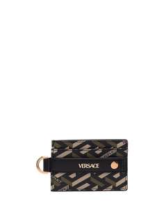 Versace картхолдер с логотипом