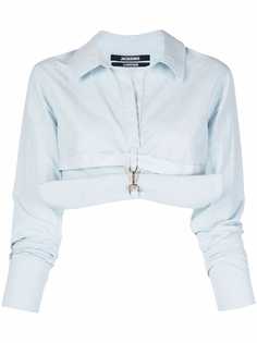 Jacquemus укороченная рубашка La chemise Terra