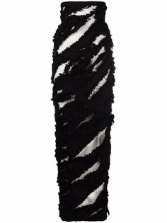 Rick Owens юбка в двух тонах