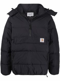 Carhartt WIP пуховик с нашивкой-логотипом