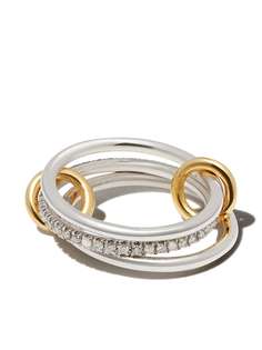 Spinelli Kilcollin составное кольцо Sonny из серебра и желтого золота