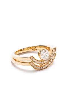 Loyal.e Paris кольцо Intrépide Stack из желтого золота с бриллиантами