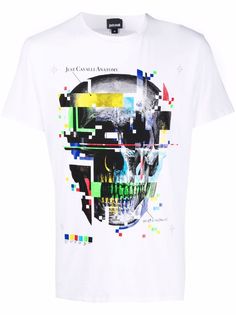 Just Cavalli футболка с принтом