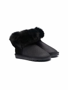 Monnalisa ботинки с искусственным мехом